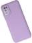 Newface Samsung Galaxy A03S Kılıf Lansman Glass Kapak - Lila 3