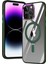 Newface iPhone 14 Pro Kılıf Mudo Magneticsafe Standlı Kapak - Köknar Yeşili 1