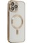 Newface iPhone 13 Pro Kılıf Kross Magneticsafe Kapak - Gold 2