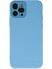 Newface iPhone 12 Pro Max Kılıf Lansman Glass Kapak - Mavi 1