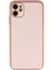 Newface iPhone 12 Kılıf Coco Karbon Silikon - Pembe 1