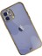 Newface iPhone 12 Kılıf Liva Taşlı Silikon - Mor 2