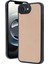 Newface iPhone 16E Kılıf Aras Deri Kapak - Pudra 3