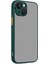 Newface iPhone 13 Kılıf Montreal Silikon Kapak - Yeşil 1