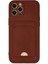 Newface iPhone 12 Pro Max Kılıf Kelvin Kartvizitli Silikon - Bordo 1