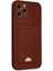 Newface iPhone 12 Pro Max Kılıf Kelvin Kartvizitli Silikon - Bordo 3