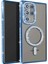 Newface Samsung Galaxy S23 Ultra Joke Simli Magneticsafe Kılıf - Mavi 1