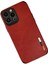 Newface iPhone 13 Pro Max Kılıf Loop Deri Silikon - Kırmızı 3