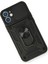 Newface iPhone 11 Kılıf Pars Lens Yüzüklü Silikon - Siyah 3