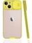 Newface iPhone 13 Mini Kılıf Platin Kamera Koruma Silikon - Sarı 1