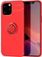 Newface iPhone 12 Pro Max Kılıf Range Yüzüklü Silikon - Kırmızı 1