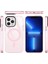 Newface iPhone 12 Pro Max Kılıf Beta Magneticsafe Silikon - Pembe 3