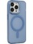Newface iPhone 14 Pro Kılıf Lodos Magneticsafe Mat Kapak - Sierra Blue 2