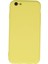 Newface iPhone 6 Plus Kılıf Nano Içi Kadife Silikon - Sarı 1