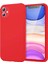 Newface iPhone 11 Kılıf First Silikon - Kırmızı 1