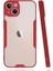 Newface iPhone 14 Plus Kılıf Platin Silikon - Kırmızı 1
