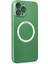 Newface iPhone 12 Pro Kılıf Jack Magneticsafe Lens Silikon - Yeşil 2