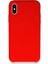 Newface iPhone Xs Max Kılıf Lansman Legant Silikon - Kırmızı 1