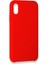 Newface iPhone Xs Max Kılıf Lansman Legant Silikon - Kırmızı 3