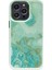 Newface iPhone 13 Pro Max Kılıf Moda Simli Kapak - Yeşil 1