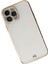 Newface iPhone 13 Pro Kılıf Liva Taşlı Silikon - Beyaz 2