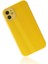 Newface iPhone 12 Kılıf Glass Kapak - Sarı 2