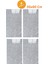 Elite Yeni 30X60CM Gri Mermer Desen Görünümlü Pvc Kendinden Yapışkanlı Duvar Paneli ** 4 Adet 1 Adet 1