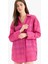 Regular Fit Pamuklu Brode Plaj Gömleği-Fall in Love C0506AX25SM 3