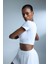 fit Crop Top Bisiklet Yaka Sporcu Kısa Kollu TIŞÖRT E2663AX25SM 3
