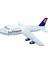 Elite Lufthansa Şişme Uçak 110 cm Boyunda / Lufthansa Aufblasbar 1 Adet 1