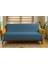 Elite Peluş Pamuklu Indigo Koltuk Örtüsü Sünger Tabanlı Kaymaz Çekyat/kanepe Örtüsü | 160X210 Cm, 1 Parça 1 Adet 1