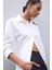 Oversize Geniş Kalıp Basic Düz Poplin Uzun Kollu Gömlek T8735AZ25SP 1