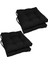 Elite 4'lü Pofidik Kare Sandalye Minderi Siyah 40 x 40 cm 1 Adet 1