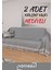 Elite Kolları Örten Pamuklu Koltuk Çekyat Örtüsü 180X320 cm Hediyeli 2 Adet 40X40 cm Kırlent Kılıfı 1 Adet 1