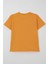 Erkek Çocuk Tişört Yazı Bakılı 5-10 Yaş, Hardal Sarı 5