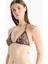 Regular Fit Leopar Desenli Üçgen Bikini Üstü-Fall in Love E3895AX25SM 3