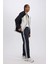 Fit Sporcu Jogger Eşofman Altı Standart Fit Standart Paça Skuba Dalgıç Kumaş Beli Lastikli Düz Paça E3932AX24WN 5