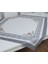 Elite Lale Kanaviçe Desenli Baskılı Polyester Kumaş Fiskos ÖRTÜSÜ(95×95CM) 1 Adet 1