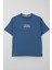 Erkek Çocuk Tişört Yazı Baskılı 8-12 Yaş, Indigo 1