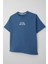 Erkek Çocuk Tişört Yazı Baskılı 8-12 Yaş, Indigo 3