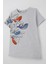 Erkek Çocuk Tişört Mavi Dünyanın Kahramanları Balinalar 5-9 Yaş, Açık Gri Melanj 3