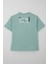 Erkek Çocuk Tişört Sırt Kısmı Yazı Baskılı 9-14 Yaş, Su Yeşili 2