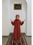 Kız Çocuk Namaz Elbisesi Desenli Fermuarlı 1