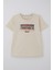 Erkek Çocuk Tişört Yazı Baskılı Sırt Kısmı Baskı Detaylı 10-16 Yaş, Krem 1