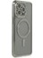 Newface iPhone 15 Pro Kılıf Joke Simli Magneticsafe Kılıf - Gri 1