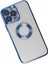 Newface iPhone 14 Pro Max Kılıf Slot Silikon - Mavi 3