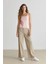 Standart Boy Kumaş Palazzo Pantolon Wide Leg Geniş Bol Paça Basic Düz Yüksek Bel C6402AX25SP 2