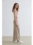 Standart Boy Kumaş Palazzo Pantolon Wide Leg Geniş Bol Paça Basic Düz Yüksek Bel C6402AX25SP 5
