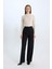 Afra x Defacto Wide Leg Kumaş Pantolon Yüksek Bel Standart Boy Basic Düz C6402AX25SP 2