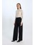 Afra x Defacto Wide Leg Kumaş Pantolon Yüksek Bel Standart Boy Basic Düz C6402AX25SP 3